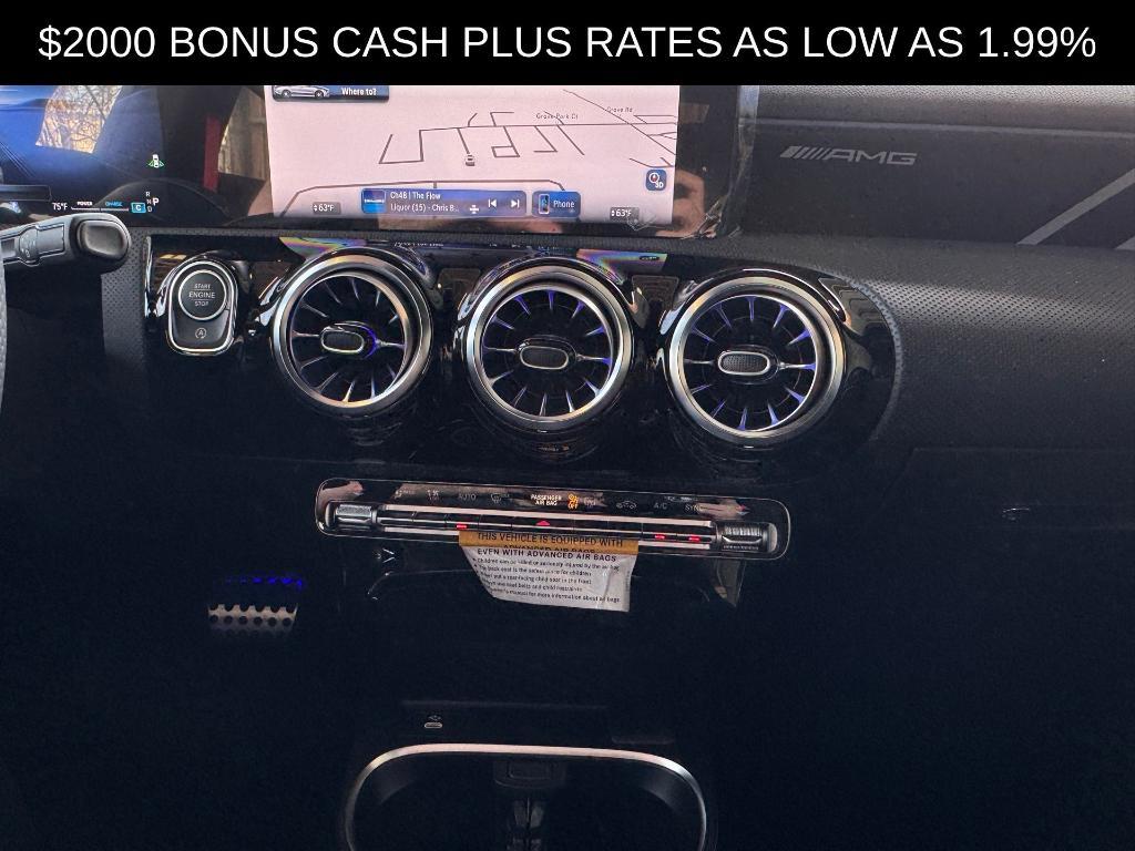 new 2025 Mercedes-Benz AMG CLA 35 car, priced at $61,400