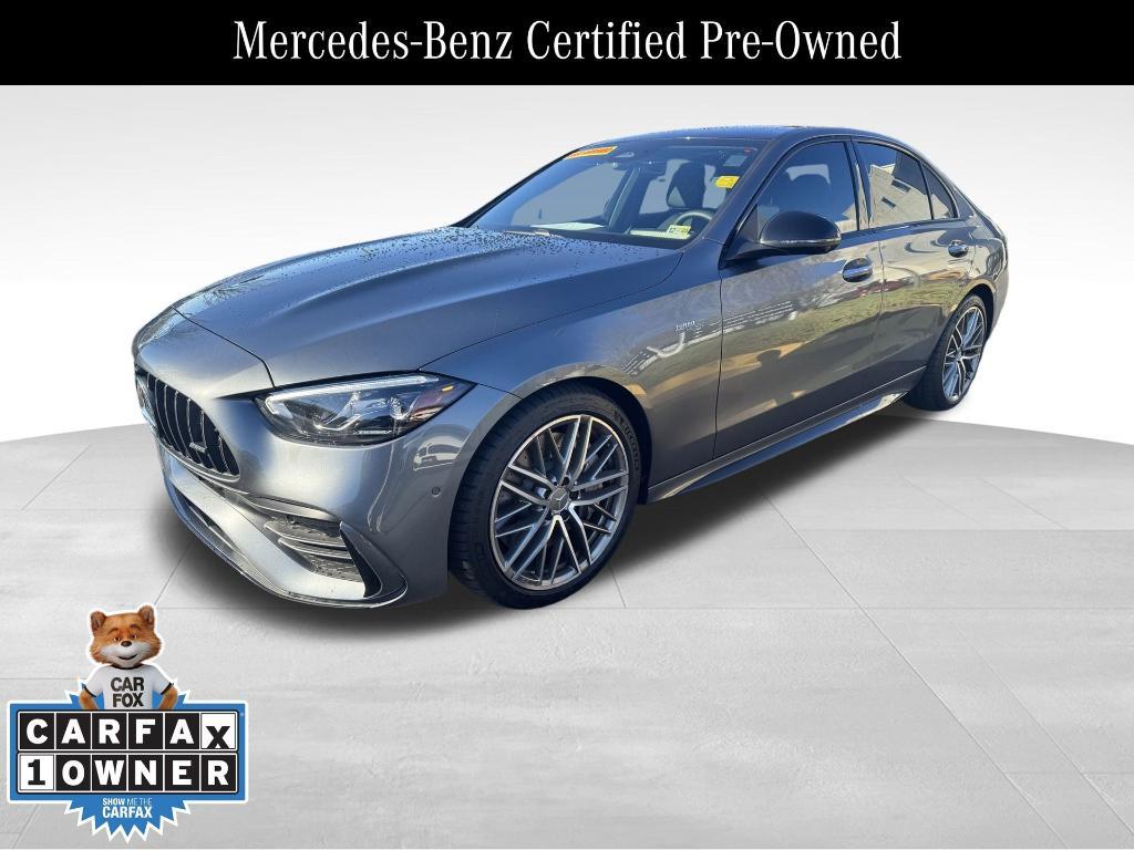 used 2025 Mercedes-Benz AMG C 43 car, priced at $60,500