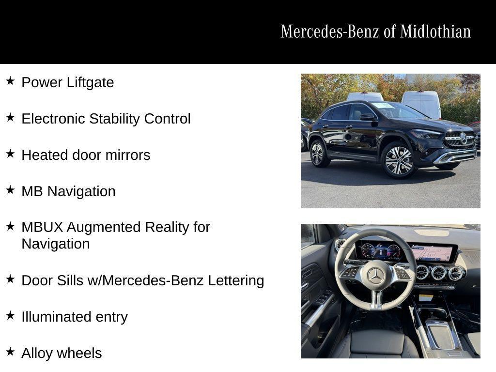 used 2025 Mercedes-Benz GLA 250 car, priced at $50,890
