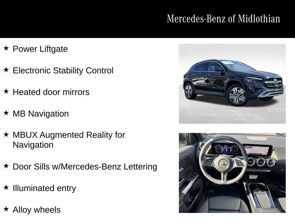 used 2025 Mercedes-Benz GLA 250 car, priced at $50,890
