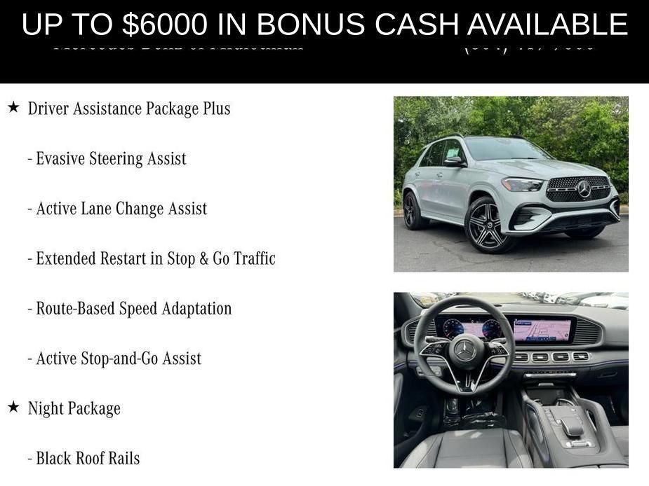 new 2024 Mercedes-Benz GLE 580 car, priced at $100,055