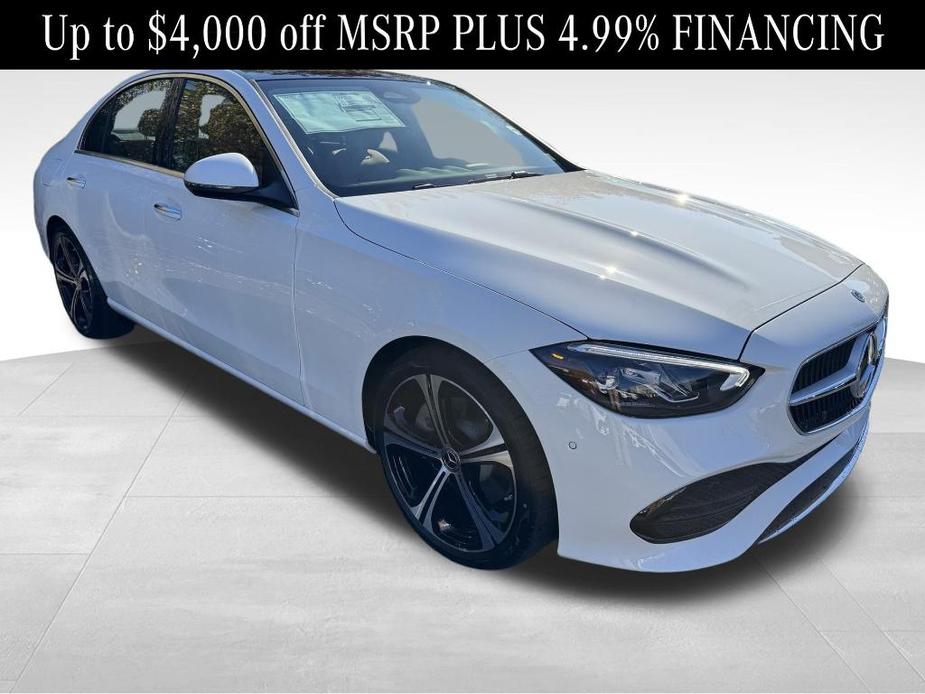 new 2025 Mercedes-Benz C-Class car, priced at $56,345