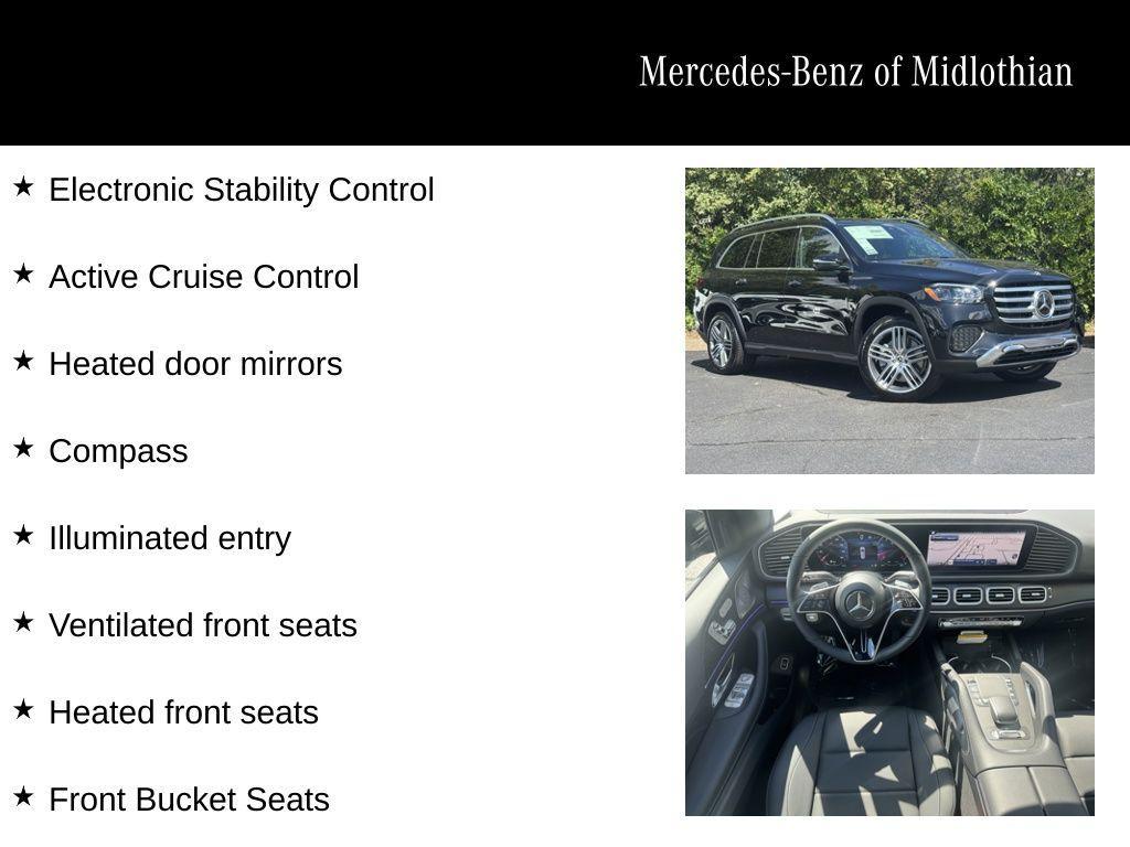 new 2025 Mercedes-Benz GLS 450 car, priced at $91,945