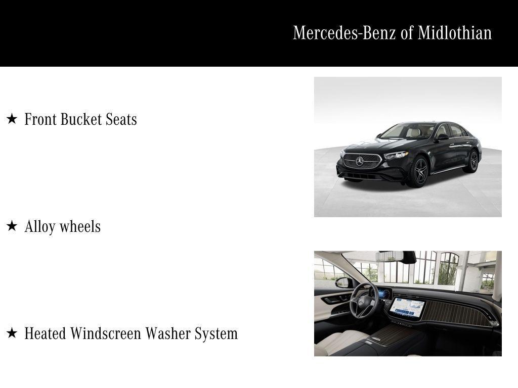 new 2026 Mercedes-Benz E-Class car, priced at $71,770