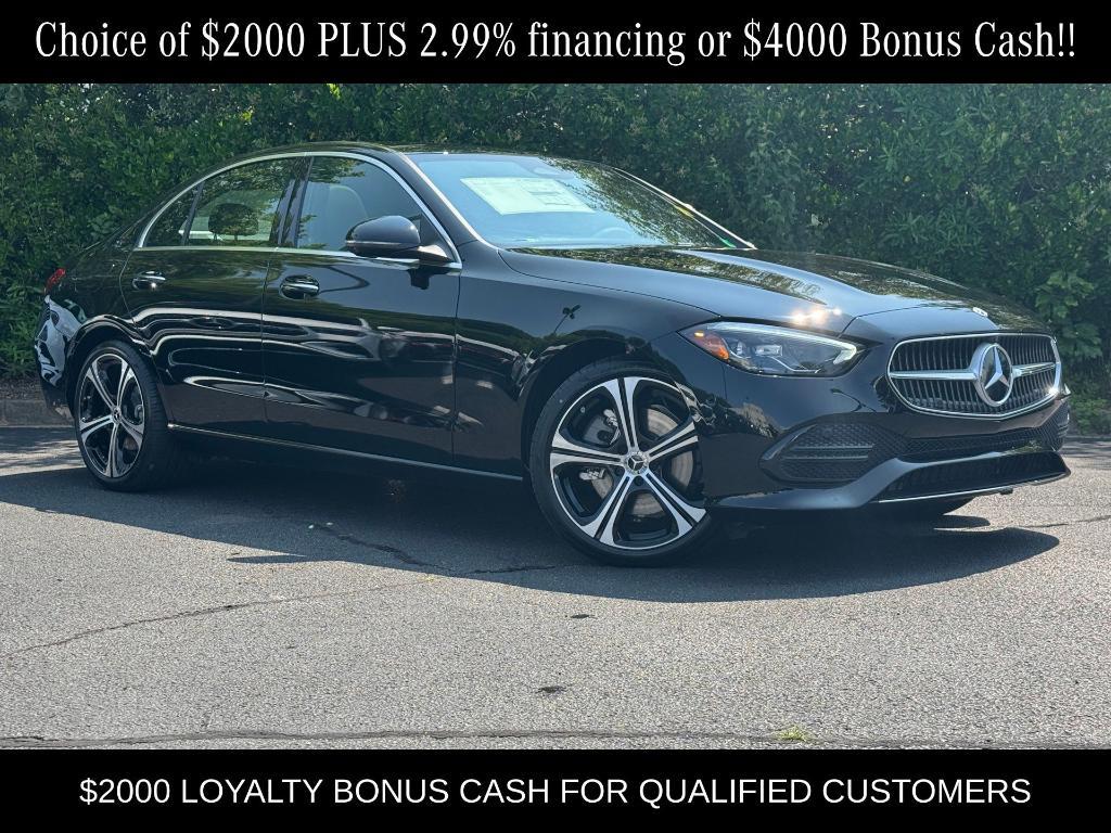 new 2025 Mercedes-Benz C-Class car, priced at $57,120