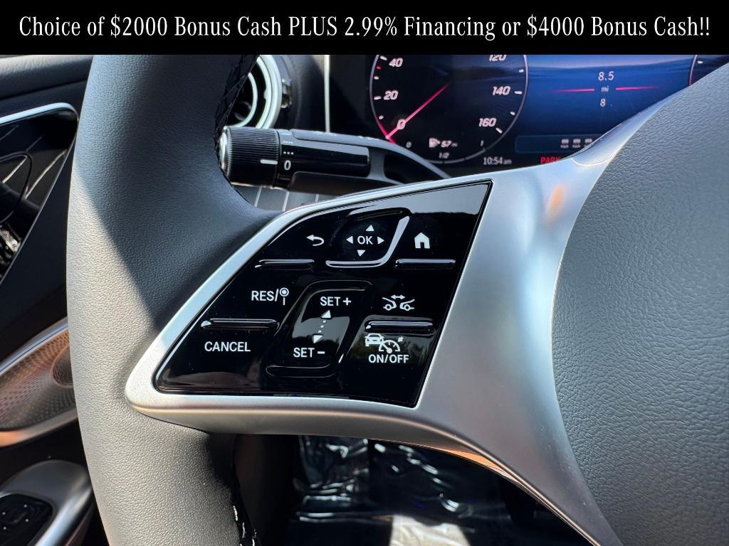 new 2025 Mercedes-Benz C-Class car, priced at $57,120