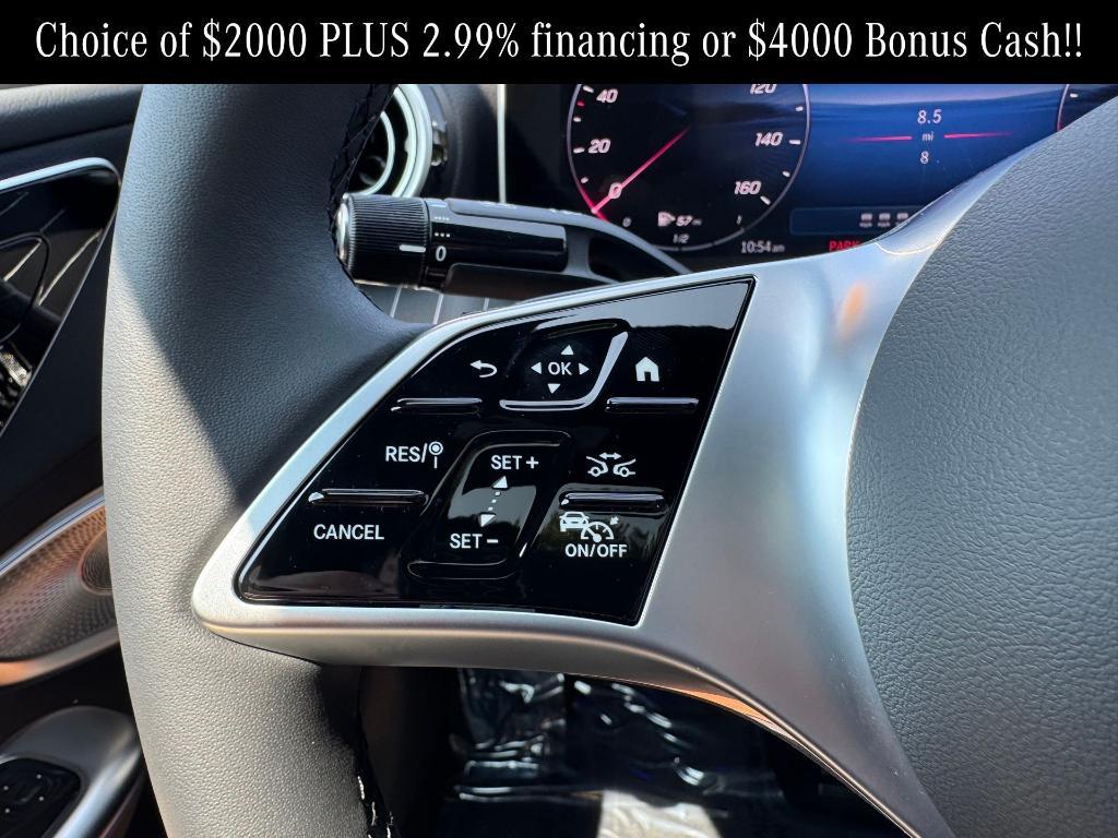 new 2025 Mercedes-Benz C-Class car, priced at $57,120