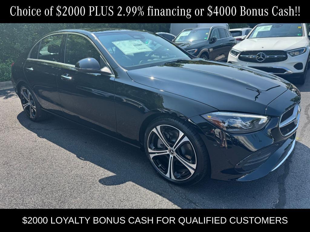 new 2025 Mercedes-Benz C-Class car, priced at $57,120