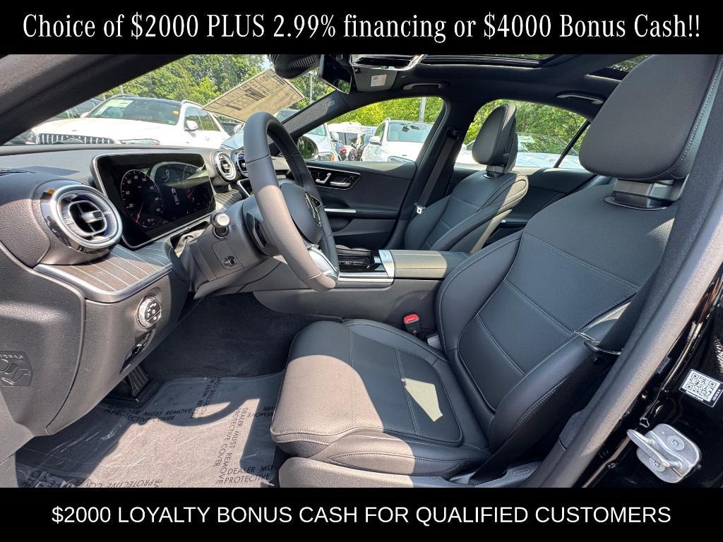 new 2025 Mercedes-Benz C-Class car, priced at $57,120