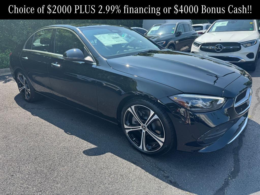 new 2025 Mercedes-Benz C-Class car, priced at $57,120