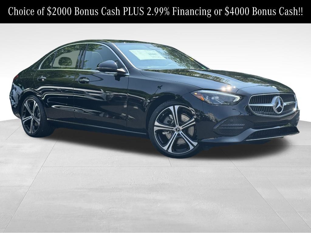new 2025 Mercedes-Benz C-Class car, priced at $57,120