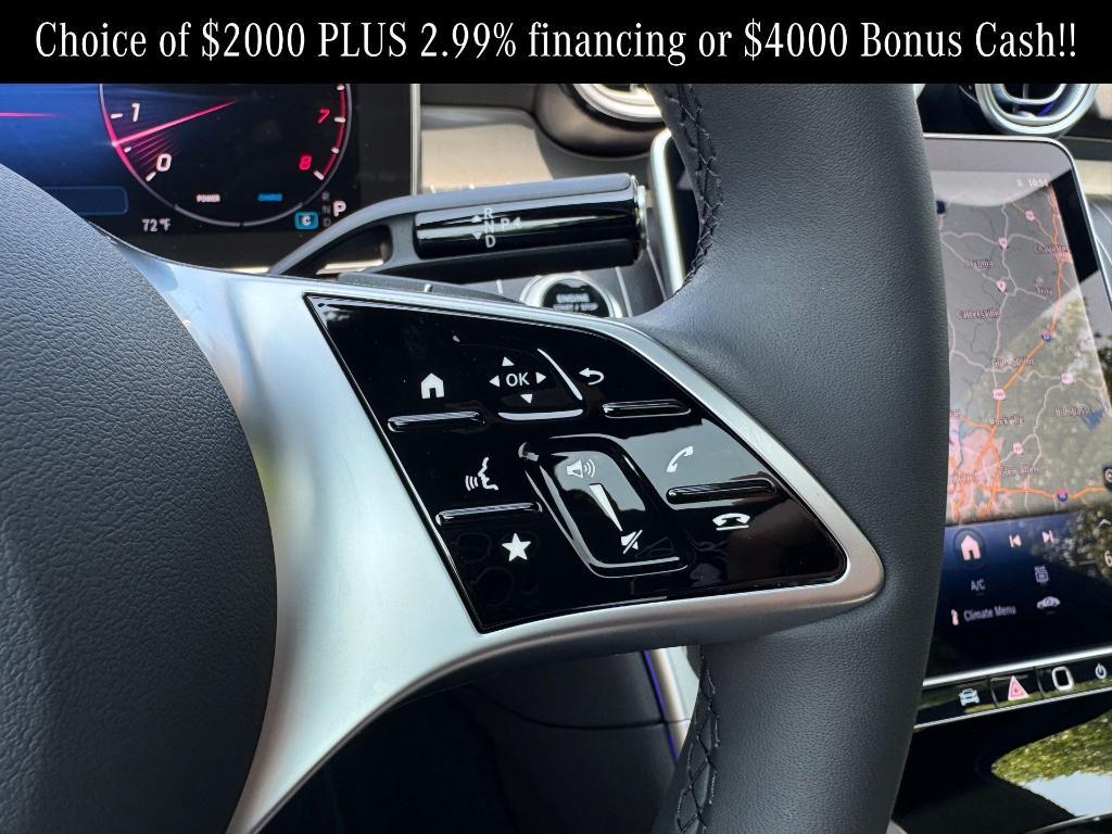 new 2025 Mercedes-Benz C-Class car, priced at $57,120