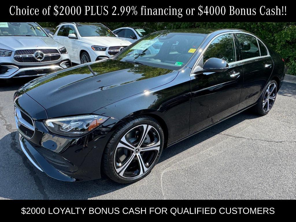 new 2025 Mercedes-Benz C-Class car, priced at $57,120