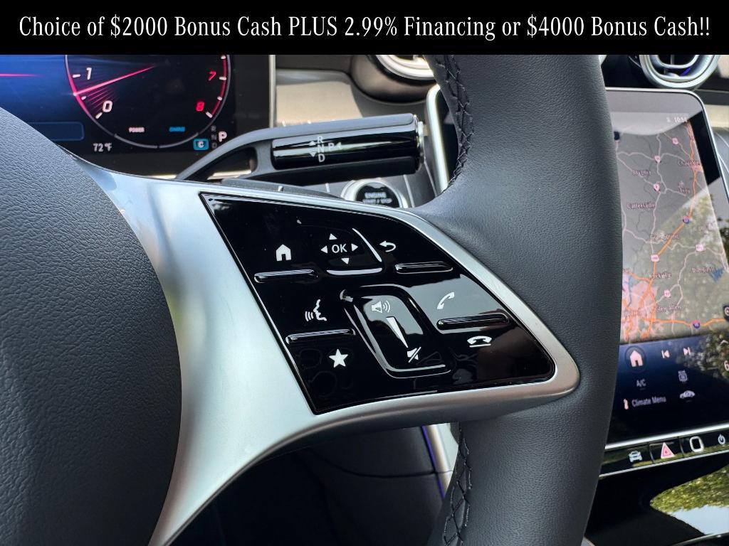 new 2025 Mercedes-Benz C-Class car, priced at $57,120