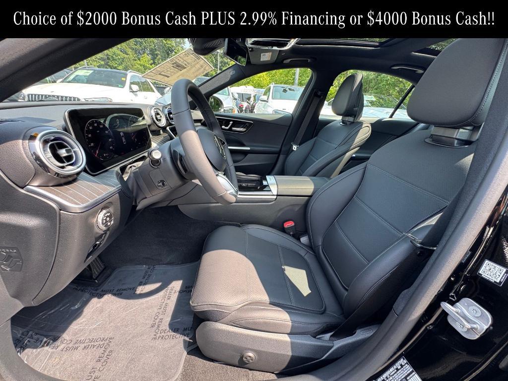 new 2025 Mercedes-Benz C-Class car, priced at $57,120