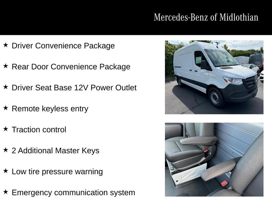 new 2024 Mercedes-Benz Sprinter 2500 car, priced at $57,586