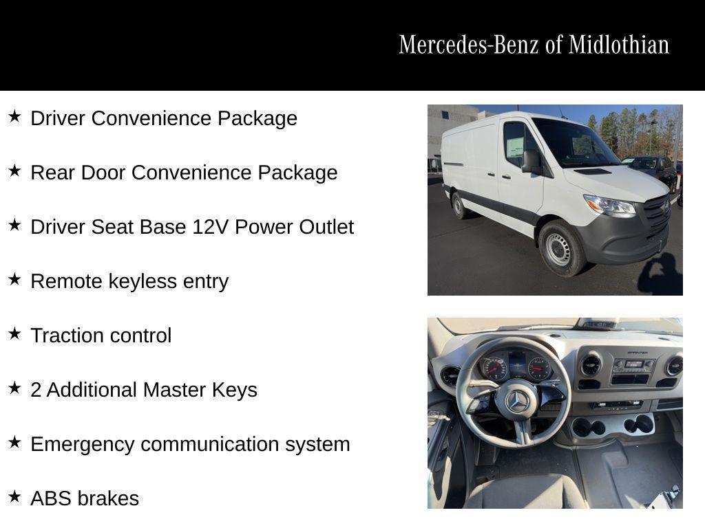 new 2025 Mercedes-Benz Sprinter 2500 car, priced at $58,034