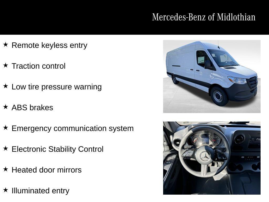 new 2025 Mercedes-Benz Sprinter 2500 car, priced at $68,345