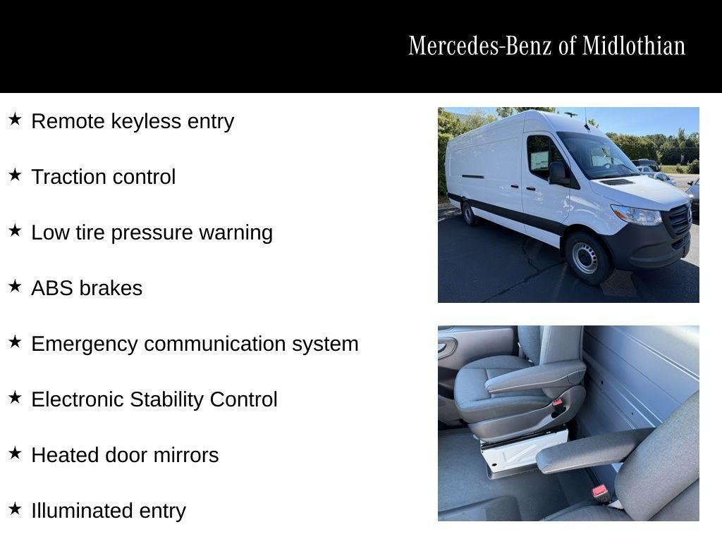 new 2025 Mercedes-Benz Sprinter 2500 car, priced at $68,345