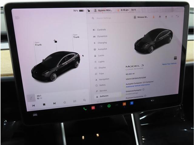 used 2018 Tesla Model 3 car, priced at $22,999