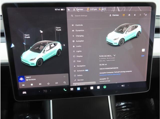 used 2021 Tesla Model Y car, priced at $28,999