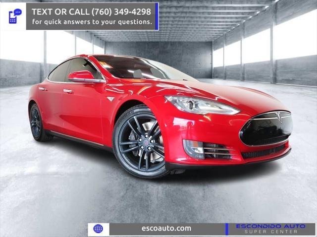 used 2015 Tesla Model S car, priced at $21,999