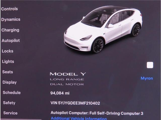used 2021 Tesla Model Y car, priced at $25,649