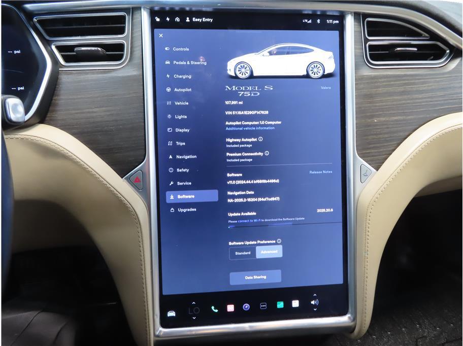 used 2016 Tesla Model S car, priced at $19,999