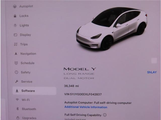 used 2020 Tesla Model Y car, priced at $29,999