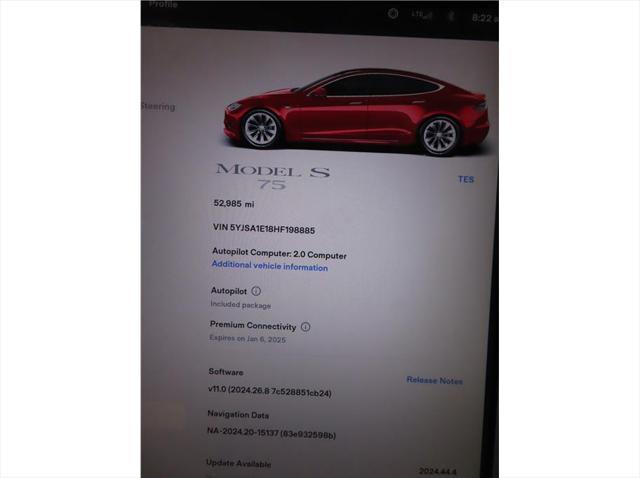 used 2017 Tesla Model S car, priced at $24,999