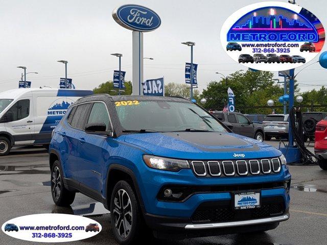 used 2022 Jeep Compass car, priced at $25,294