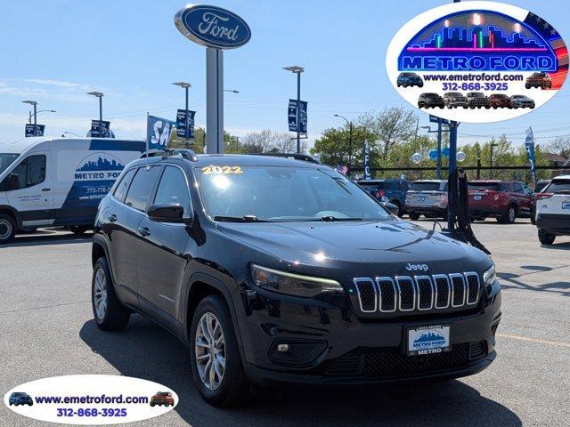 used 2022 Jeep Cherokee car, priced at $18,697