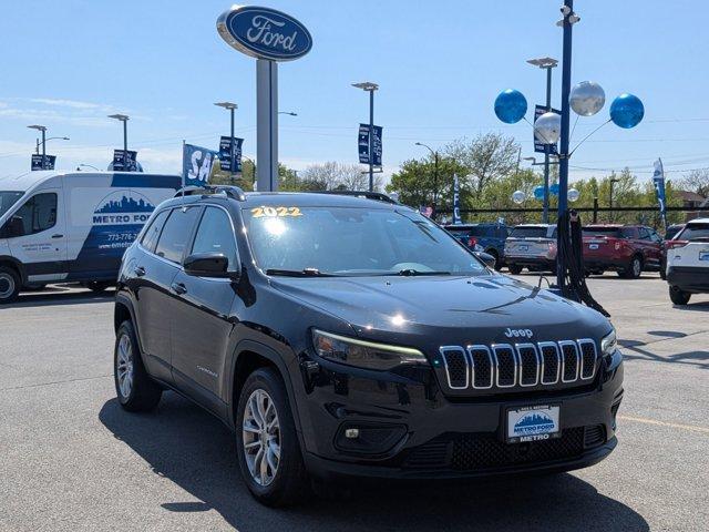 used 2022 Jeep Cherokee car, priced at $18,697
