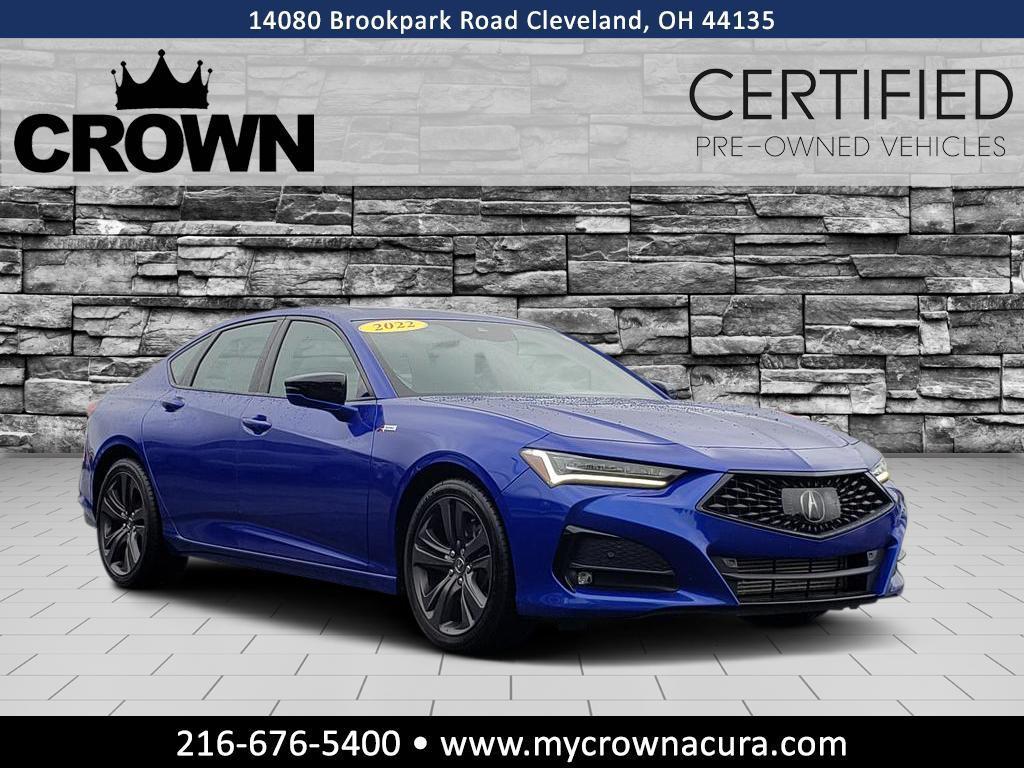 used 2022 Acura TLX car, priced at $34,484