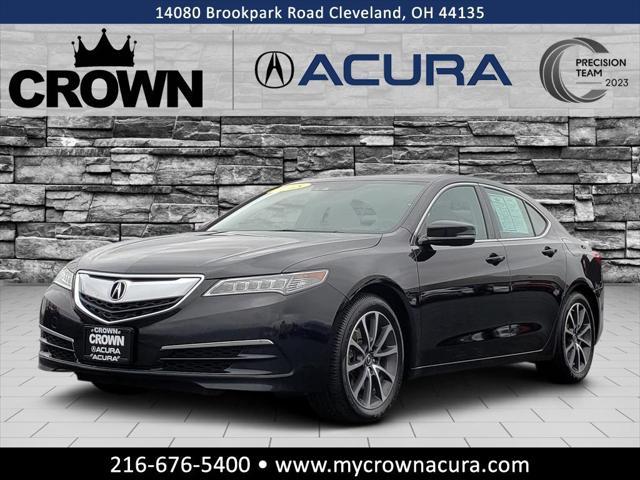 used 2015 Acura TLX car, priced at $11,681