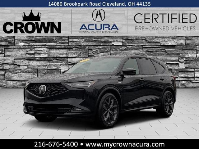 used 2022 Acura MDX car, priced at $44,491