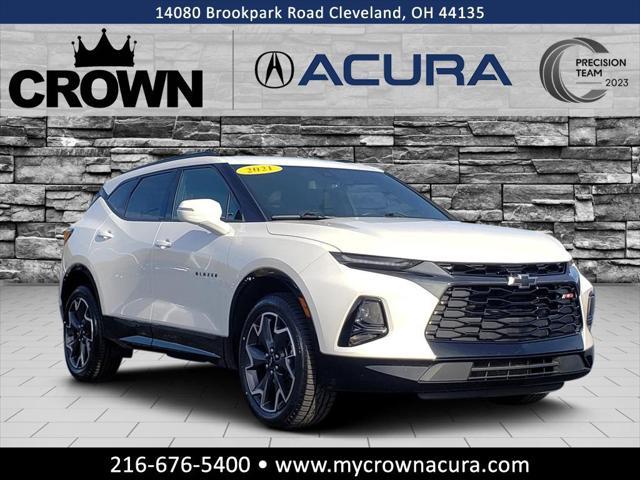 used 2021 Chevrolet Blazer car, priced at $29,891