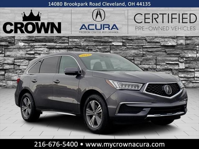 used 2019 Acura MDX car, priced at $26,981