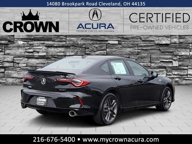 used 2025 Acura TLX car, priced at $45,891