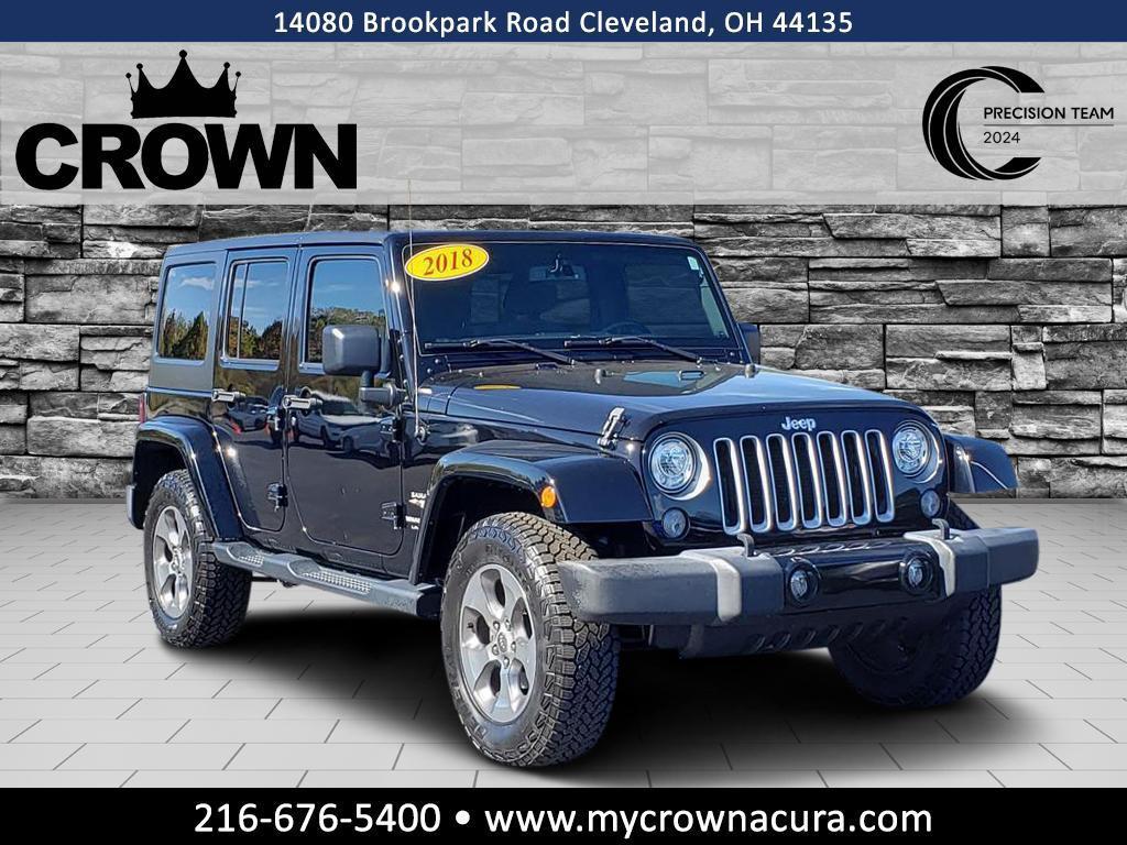 used 2018 Jeep Wrangler JK Unlimited car, priced at $22,892