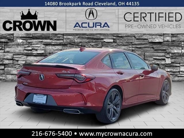 used 2022 Acura TLX car, priced at $33,682