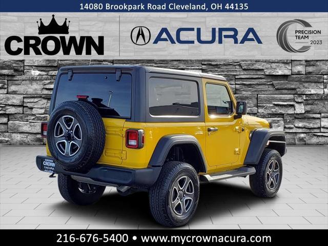 used 2020 Jeep Wrangler car, priced at $27,891