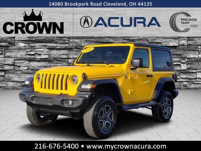 used 2020 Jeep Wrangler car, priced at $27,891