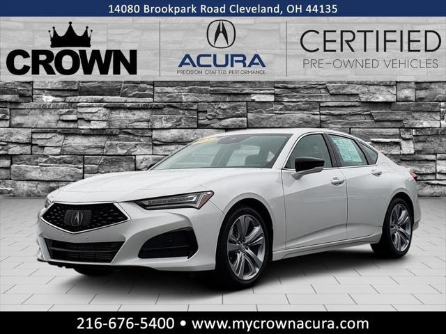 used 2021 Acura TLX car, priced at $31,581