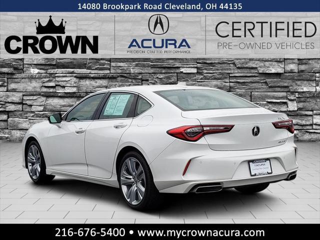 used 2021 Acura TLX car, priced at $31,581