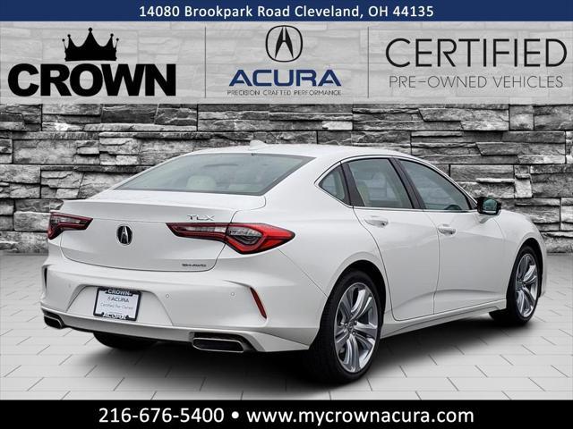 used 2021 Acura TLX car, priced at $31,581