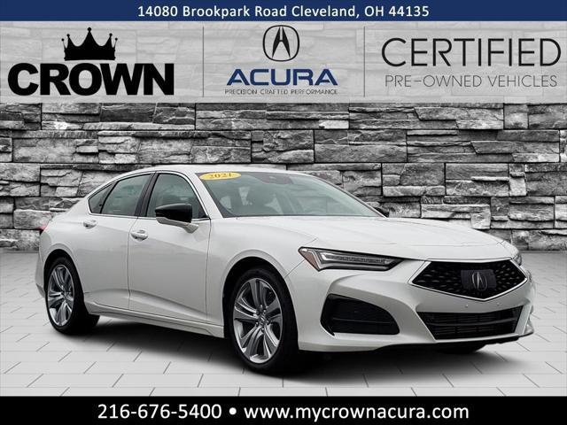 used 2021 Acura TLX car, priced at $31,581