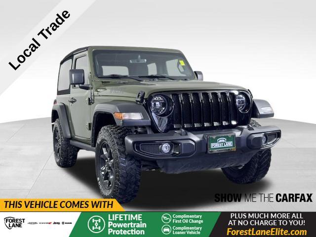 used 2022 Jeep Wrangler car, priced at $32,989