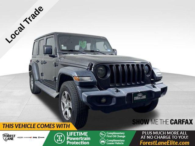 used 2018 Jeep Wrangler Unlimited car, priced at $25,000