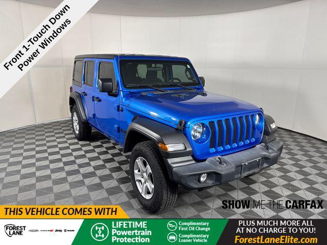 used 2022 Jeep Wrangler Unlimited car, priced at $28,771